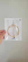 Load image into Gallery viewer, "Erika" Bracelet - White & Gold Cross