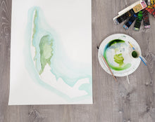 Load image into Gallery viewer, Watercolor Map Commission