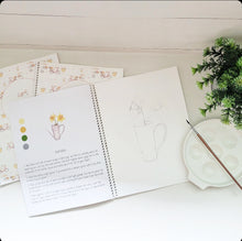 Load image into Gallery viewer, Watercolor Workbook Painting Florals