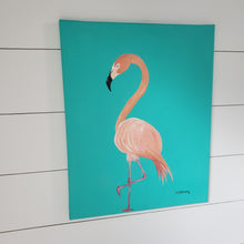 Load image into Gallery viewer, Beatrice Ballerina- Flamingo on Canvas

