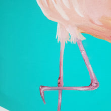 Load image into Gallery viewer, Beatrice Ballerina- Flamingo on Canvas
