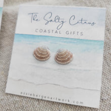 Load image into Gallery viewer, Seashell Stud Earrings
