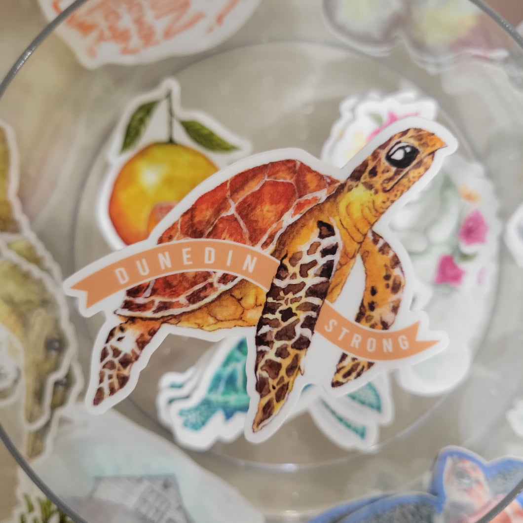 Dunedin Strong - Turtle Sticker