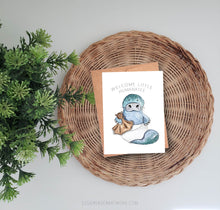 Load image into Gallery viewer, Baby Manatee Cards + Prints
