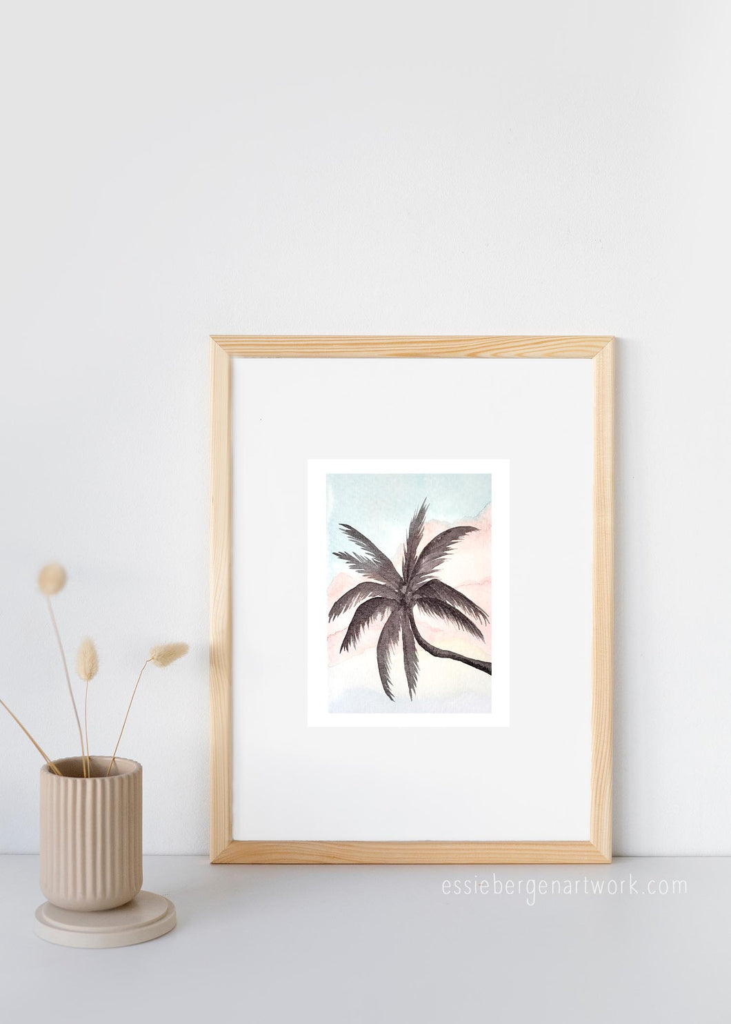 Peaceful Palm Tree Print
