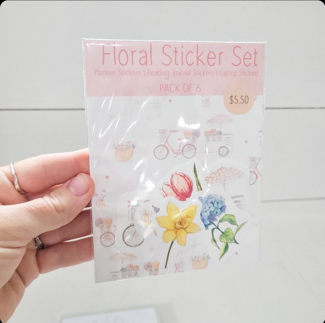Floral Sticker Packet