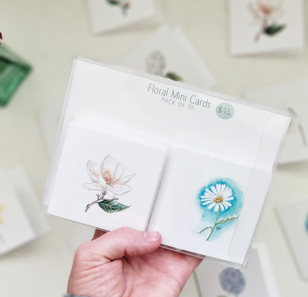 Floral Mini Card Set