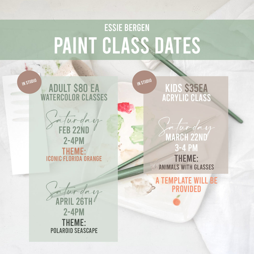 2025 Paint Class Event Tickets