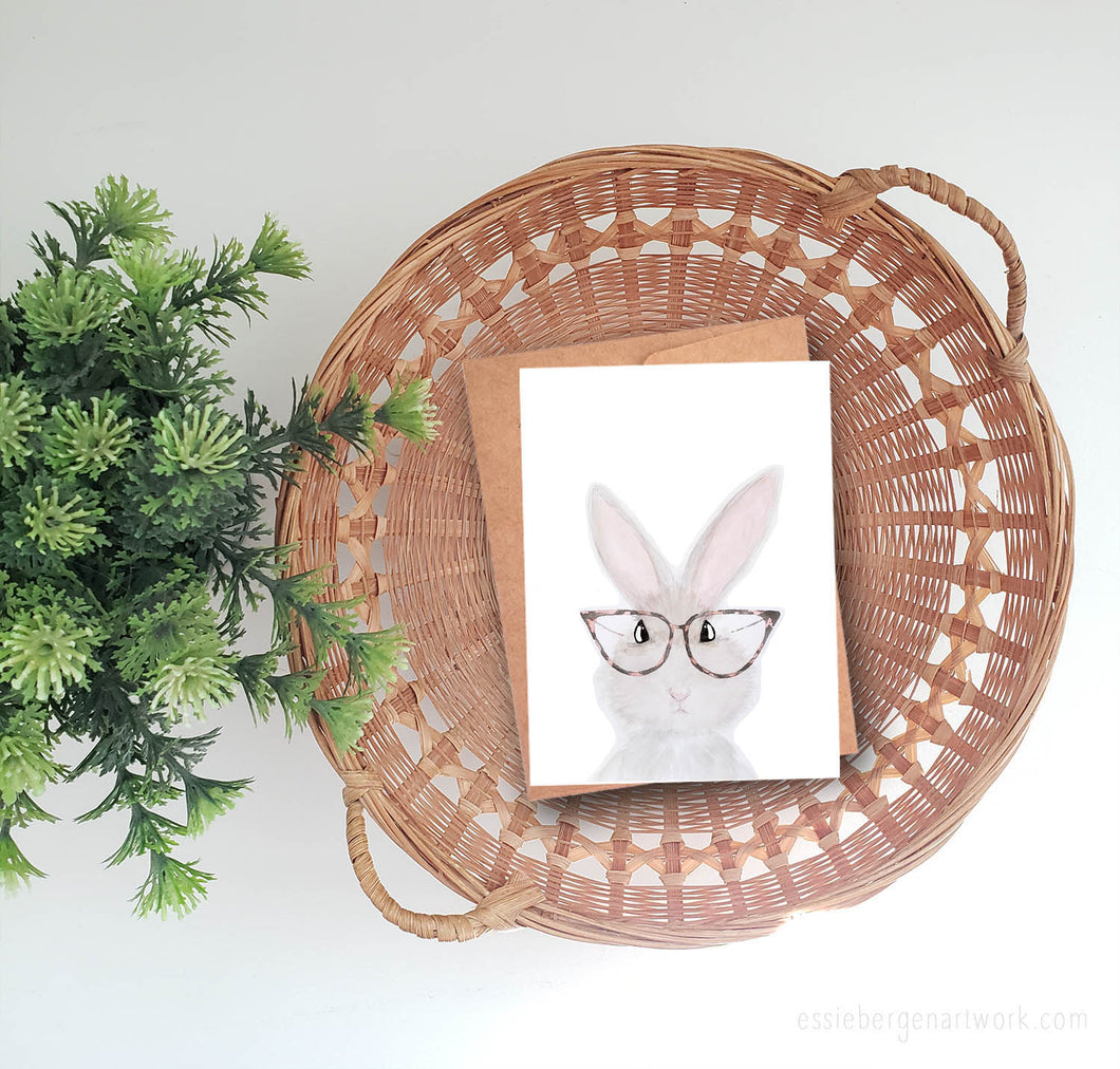 Bunny with Glasses