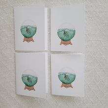 Load image into Gallery viewer, Seaturtle Snowglobe Card
