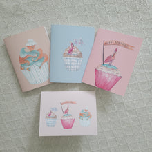 Load image into Gallery viewer, Birthday Coastal Cupcake Theme Cards
