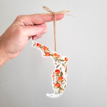 Load image into Gallery viewer, State of Florida Acrylic Ornament
