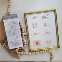 Load image into Gallery viewer, Vintage Flower Embelished Gold Framed Easter Set
