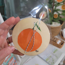 Load image into Gallery viewer, Hand painted Orange-aments - Wooden Ornaments
