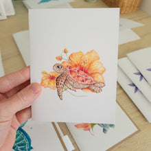 Load image into Gallery viewer, Variety Pack 4 Turtle Greeting Cards
