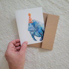 Load image into Gallery viewer, Birthday Manatee Card
