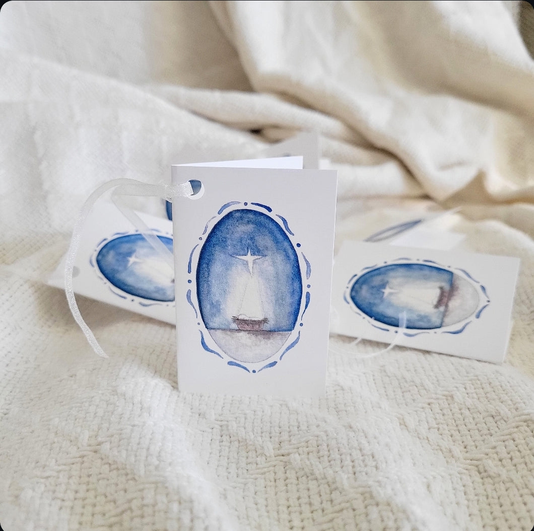 6 Nativity Gift Tags