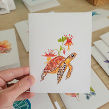 Load image into Gallery viewer, Variety Pack 4 Turtle Greeting Cards
