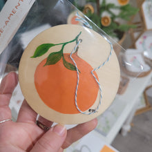 Load image into Gallery viewer, Hand painted Orange-aments - Wooden Ornaments
