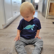 Load image into Gallery viewer, Blue Seaturtle T-shirt Toddler - Youth
