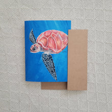 Load image into Gallery viewer, Ginger Seaturtle Card
