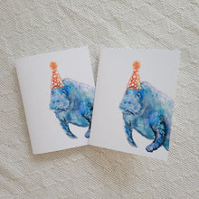 Load image into Gallery viewer, Birthday Manatee Card
