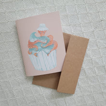 Load image into Gallery viewer, Birthday Coastal Cupcake Theme Cards
