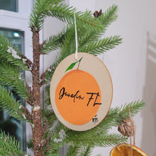 Load image into Gallery viewer, Hand painted Orange-aments - Wooden Ornaments
