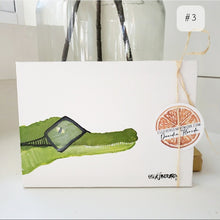 Load image into Gallery viewer, Mini Gator Orginal Canvas Painting
