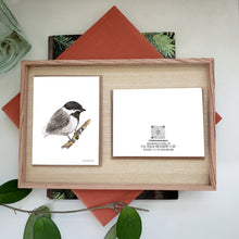 Load image into Gallery viewer, Chickadee Stationary Set of 4 Cards
