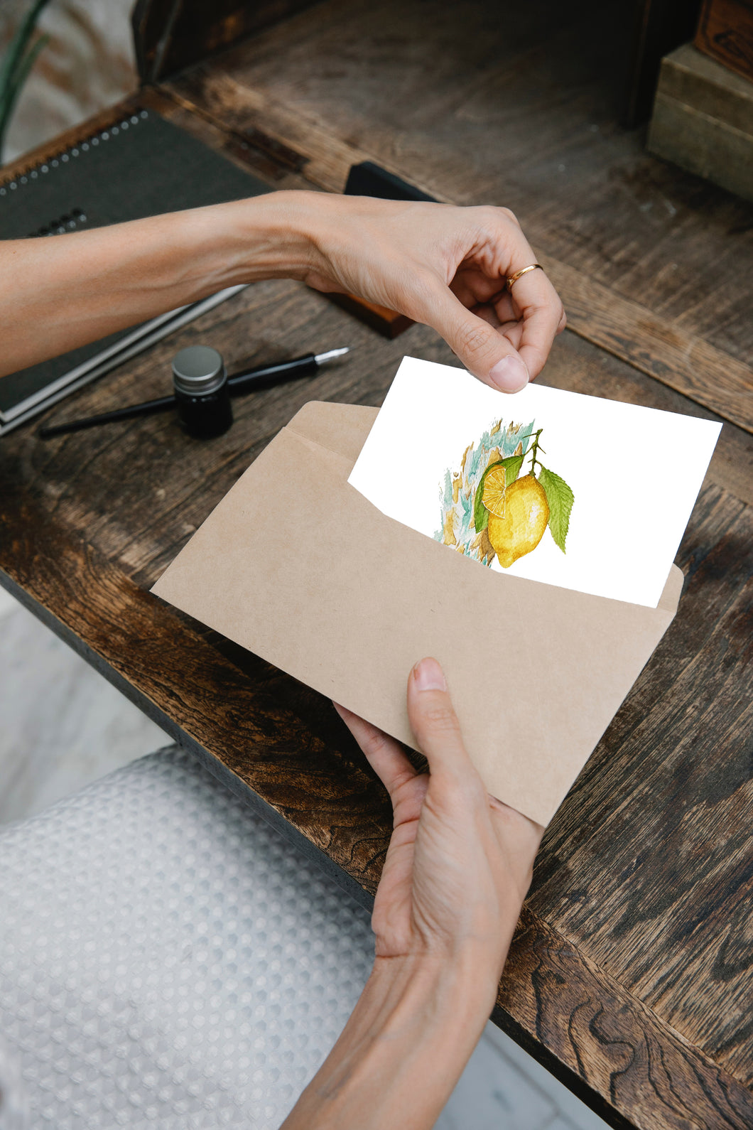 Citrus - Lemon Greeting Card