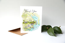 Load image into Gallery viewer, Safety Harbor Map - Thank You Card
