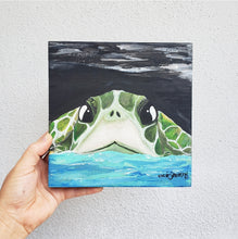 Load image into Gallery viewer, Turtle - Mini 7x7 Original Painting
