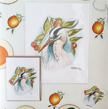Load image into Gallery viewer, Blue Heron - Bird Print
